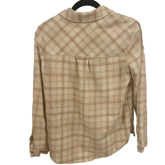 Thick Plaid Button Down Sz Med - Picture 6 of 6